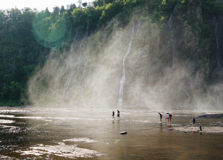 Quebec waterfall